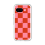 スリムプロテクションプレミアムケース［ 市松模様 - Red ］