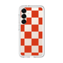 スリムプロテクションプレミアムケース［ 市松模様 - Red ］