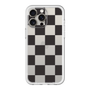 スリムプロテクションプレミアムケース［ 市松模様 - Black ］