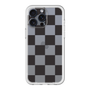 スリムプロテクションプレミアムケース［ 市松模様 - Black ］