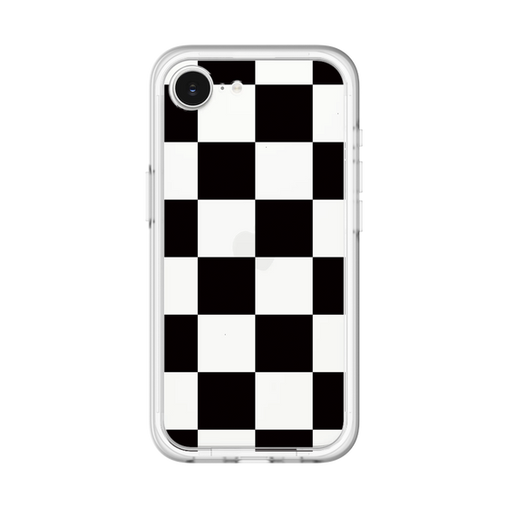 スリムプロテクションプレミアムケース［ 市松模様 - Black ］