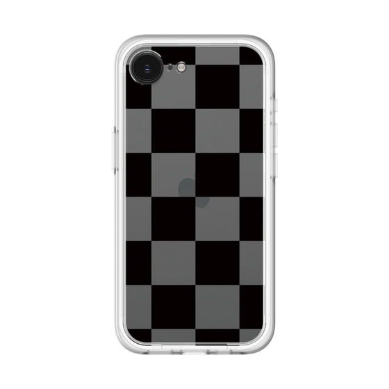 スリムプロテクションプレミアムケース［ 市松模様 - Black ］