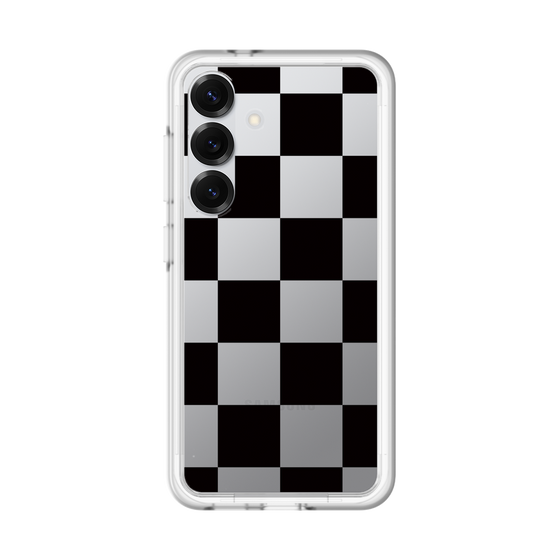 スリムプロテクションプレミアムケース［ 市松模様 - Black ］