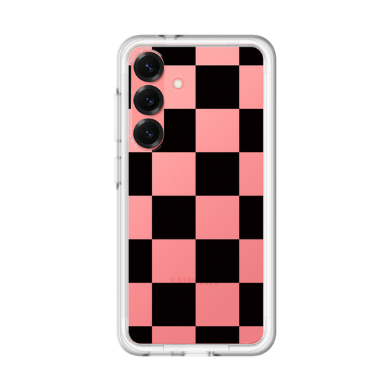 スリムプロテクションプレミアムケース［ 市松模様 - Black ］