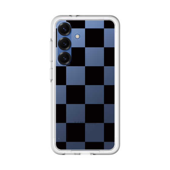 スリムプロテクションプレミアムケース［ 市松模様 - Black ］