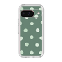 スリムプロテクションプレミアムケース［ 水彩ドット・レトロカラー - Green ］