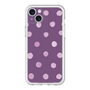 スリムプロテクションプレミアムケース［ 水彩ドット・レトロカラー - Purple ］