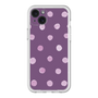 スリムプロテクションプレミアムケース［ 水彩ドット・レトロカラー - Purple ］