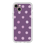 スリムプロテクションプレミアムケース［ 水彩ドット・レトロカラー - Purple ］