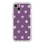 スリムプロテクションプレミアムケース［ 水彩ドット・レトロカラー - Purple ］