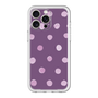 スリムプロテクションプレミアムケース［ 水彩ドット・レトロカラー - Purple ］