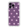 スリムプロテクションプレミアムケース［ 水彩ドット・レトロカラー - Purple ］