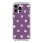 スリムプロテクションプレミアムケース［ 水彩ドット・レトロカラー - Purple ］