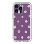 スリムプロテクションプレミアムケース［ 水彩ドット・レトロカラー - Purple ］