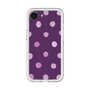 スリムプロテクションプレミアムケース［ 水彩ドット・レトロカラー - Purple ］