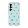 スリムプロテクションプレミアムケース［ 水彩ドット・レトロカラー - Light Blue ］