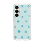 スリムプロテクションプレミアムケース［ 水彩ドット・レトロカラー - Light Blue ］