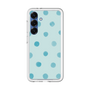 スリムプロテクションプレミアムケース［ 水彩ドット・レトロカラー - Light Blue ］