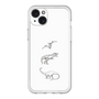 スリムプロテクションプレミアムケース［ Dinosaurs No.1 - White ］