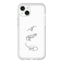 スリムプロテクションプレミアムケース［ Dinosaurs No.1 - White ］