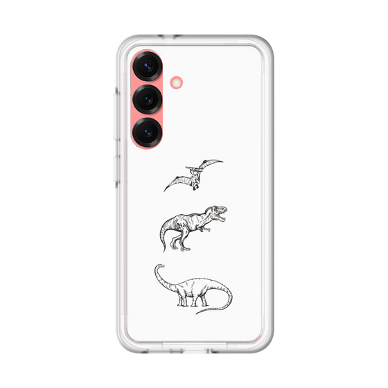 スリムプロテクションプレミアムケース［ Dinosaurs No.1 - White ］
