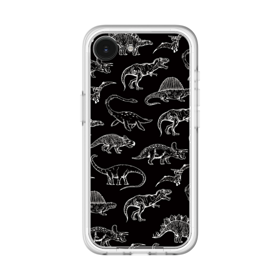 スリムプロテクションプレミアムケース［ Dinosaurs No.2 - Black ］