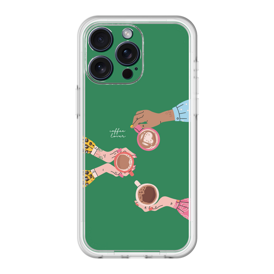 スリムプロテクションプレミアムケース［ Teatime - Green ］