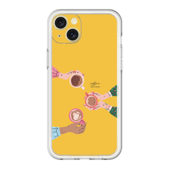 スリムプロテクションプレミアムケース［ Teatime - Yellow ］