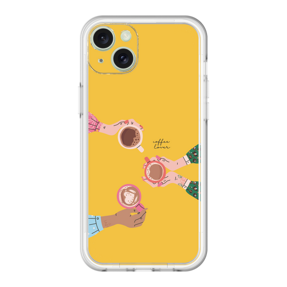 スリムプロテクションプレミアムケース［ Teatime - Yellow ］