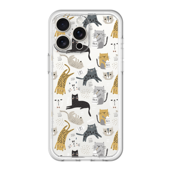 スリムプロテクションプレミアムケース［ Funny Cats - 01 ］