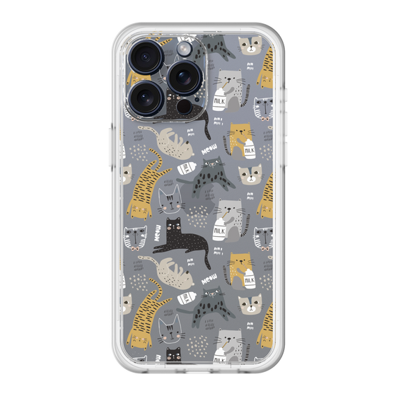 スリムプロテクションプレミアムケース［ Funny Cats - 01 ］