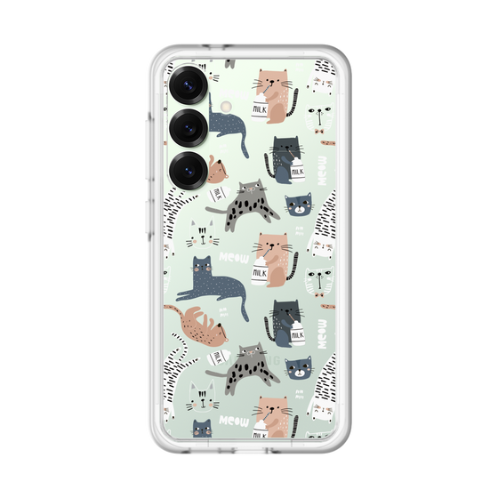 スリムプロテクションプレミアムケース［ Funny Cats - 05 ］