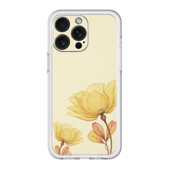 スリムプロテクションプレミアムケース［ Natural Flower - Yellow ］
