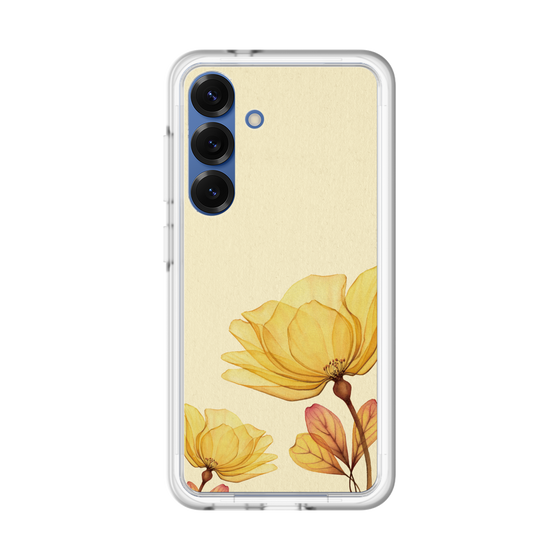 スリムプロテクションプレミアムケース［ Natural Flower - Yellow ］