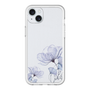 スリムプロテクションプレミアムケース［ Natural Flower - blue ］
