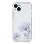 スリムプロテクションプレミアムケース［ Natural Flower - blue ］