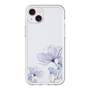 スリムプロテクションプレミアムケース［ Natural Flower - blue ］