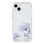 スリムプロテクションプレミアムケース［ Natural Flower - blue ］