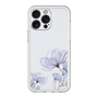 スリムプロテクションプレミアムケース［ Natural Flower - blue ］