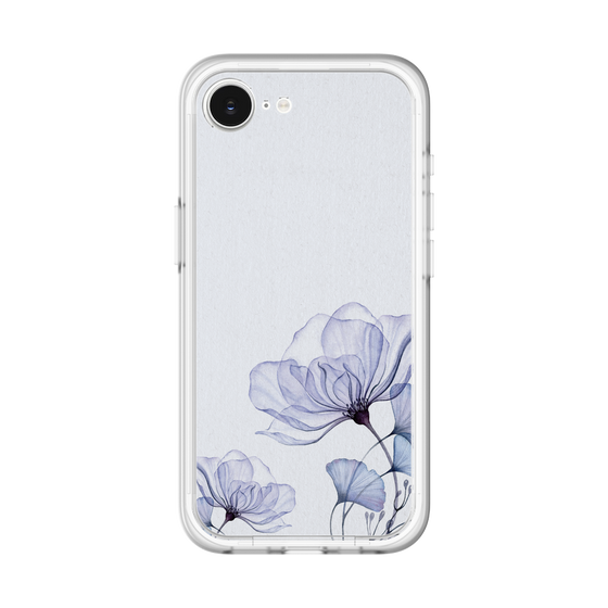 スリムプロテクションプレミアムケース［ Natural Flower - blue ］