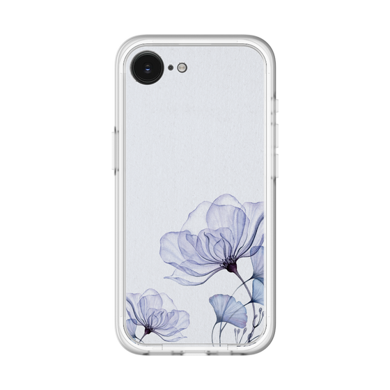 スリムプロテクションプレミアムケース［ Natural Flower - blue ］