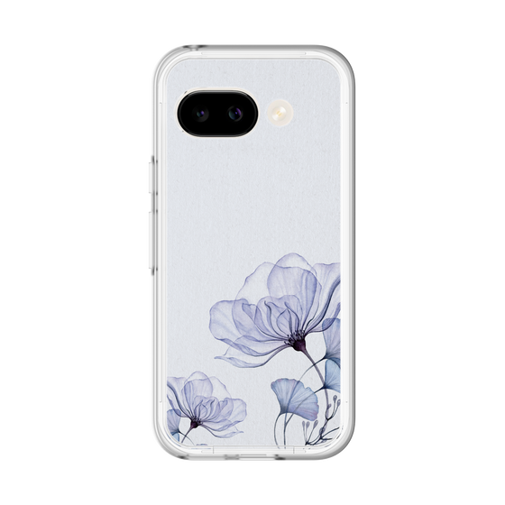 スリムプロテクションプレミアムケース［ Natural Flower - blue ］