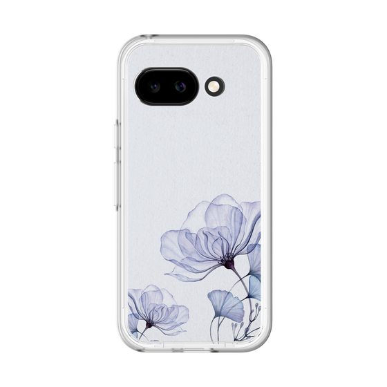 スリムプロテクションプレミアムケース［ Natural Flower - blue ］