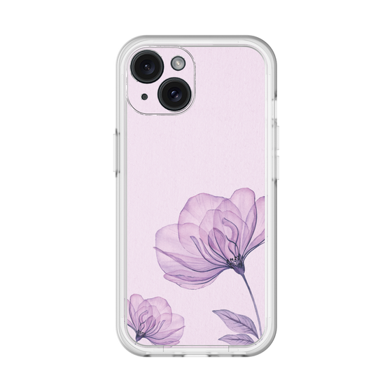 スリムプロテクションプレミアムケース［ Natural Flower - Purple ］