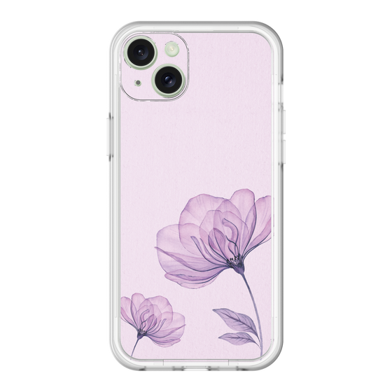 スリムプロテクションプレミアムケース［ Natural Flower - Purple ］