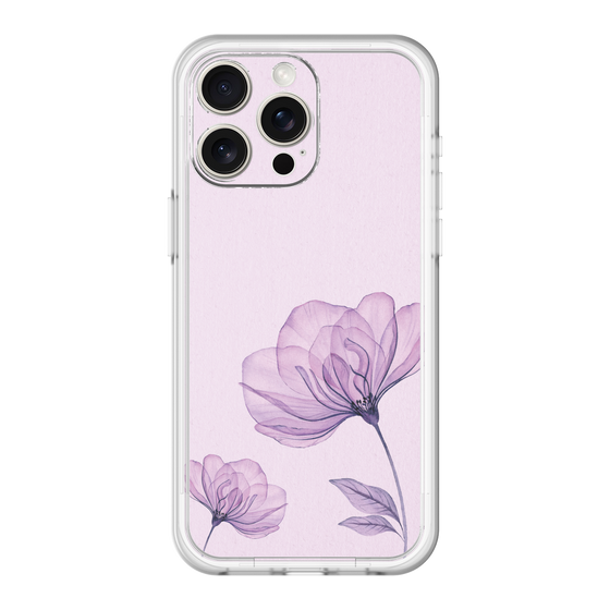 スリムプロテクションプレミアムケース［ Natural Flower - Purple ］