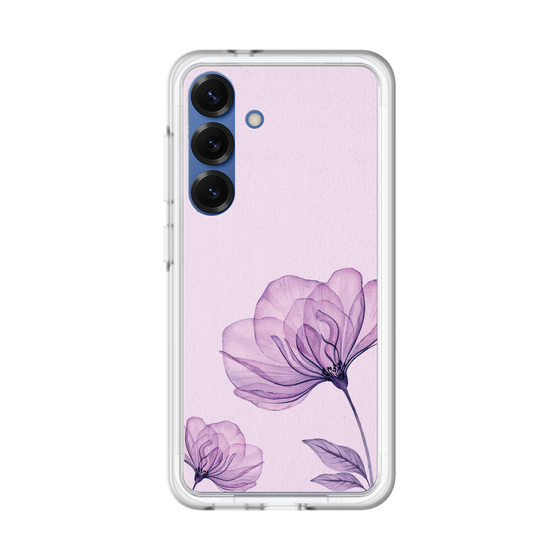 スリムプロテクションプレミアムケース［ Natural Flower - Purple ］