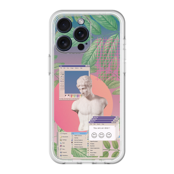 スリムプロテクションプレミアムケース［ vapor wave ］