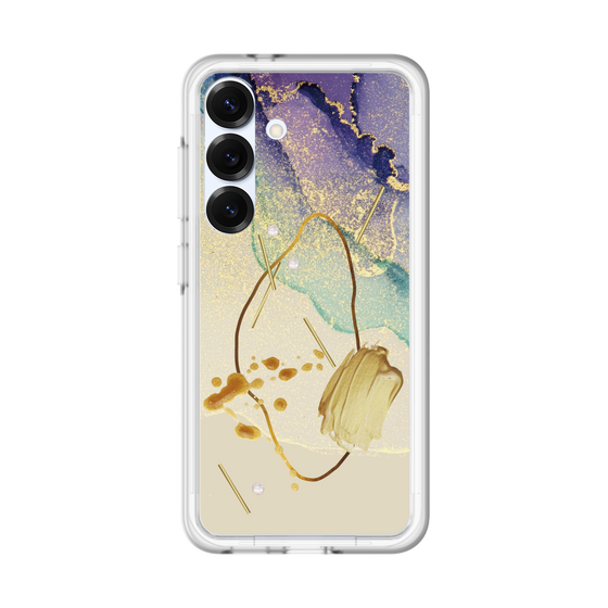 スリムプロテクションプレミアムケース［ Marble Nuance Painting Purple ］