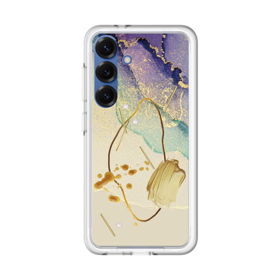 スリムプロテクションプレミアムケース［ Marble Nuance Painting Purple ］